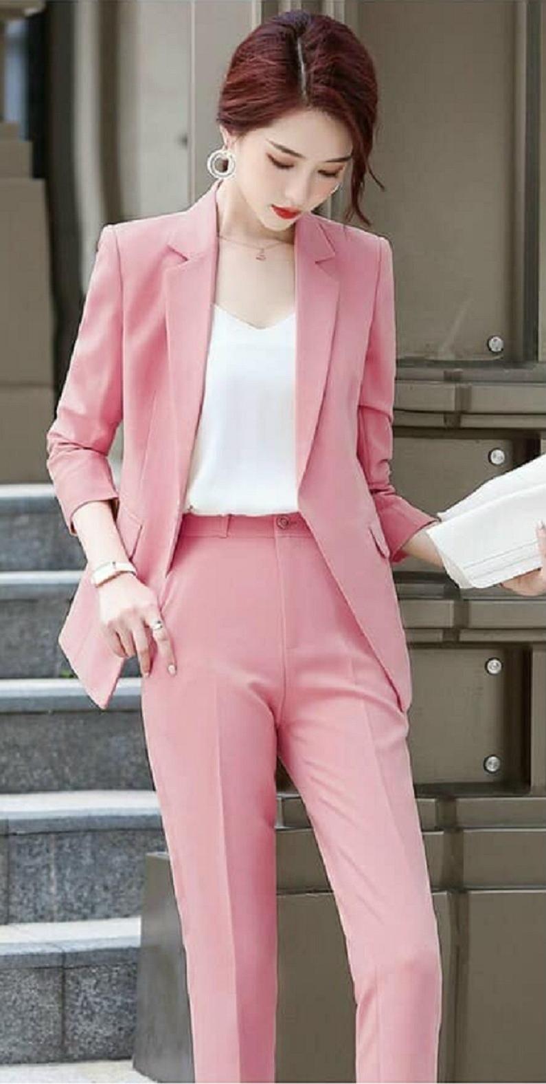 Set Nguyên Bộ Áo Vest Tay Dài + Quần Dài