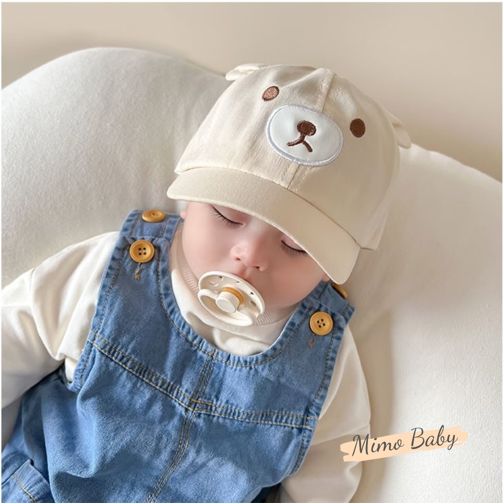 Mũ nón lưỡi trai hình mặt cún đáng yêu cho bé MH229 Mimo Baby
