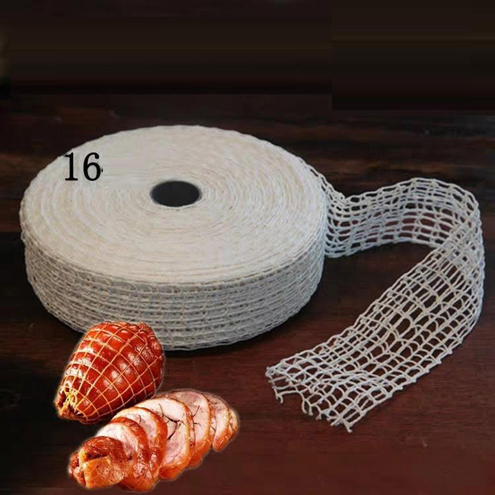 Cuộn 50 mét Size 16 cm Lưới Định Hình Giò Heo Xông Khói, Jambon Ham Net PVN3858