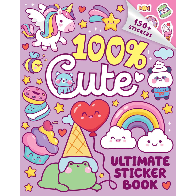 Sách 100% Cute - Ultimate Sticker Book