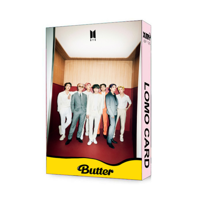 Lomo card BTS butter hộp 30 thẻ ảnh