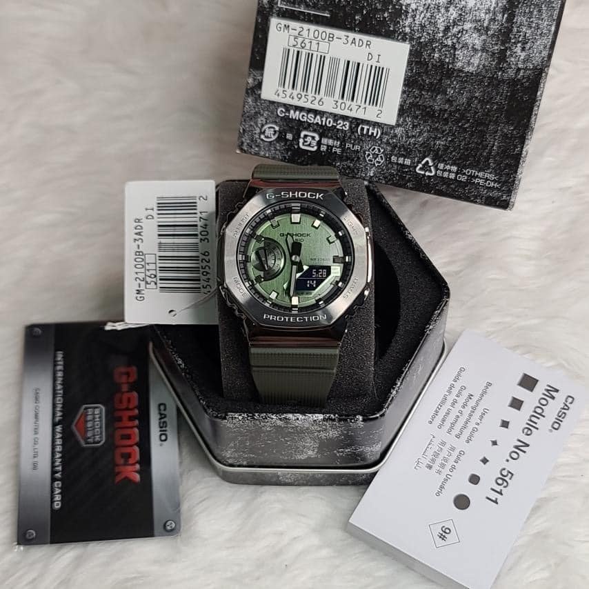 Đồng hồ G-Shock Casio Anh Khuê bảo hành 5 năm GM-2100B-3ADR
