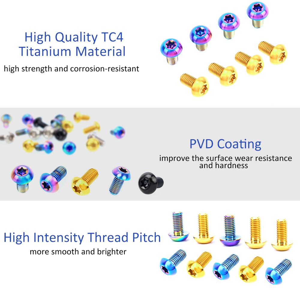 Set 12 Bu Lông Đĩa Xe Đạp Leo Núi T25 M5X10Mm