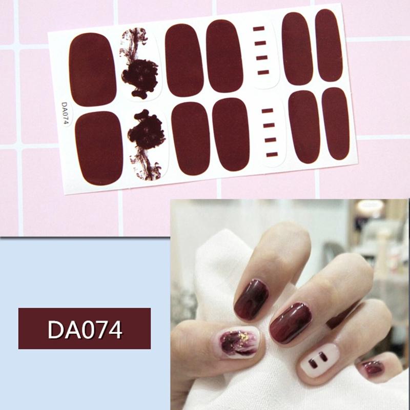 Set 14 miếng dán móng trang trí nghệ thuật
