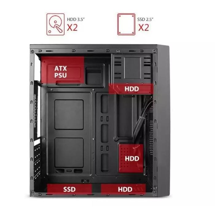 Vỏ máy tính văn phòng Fuller A12 - ATX