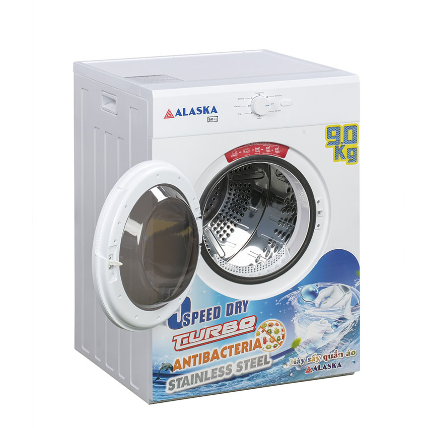 MÁY SẤY QUẦN ÁO THÔNG HƠI ALASKA 9.0KG S-90 (HÀNG CHÍNH HÃNG) (CHỈ GIAO HCM)