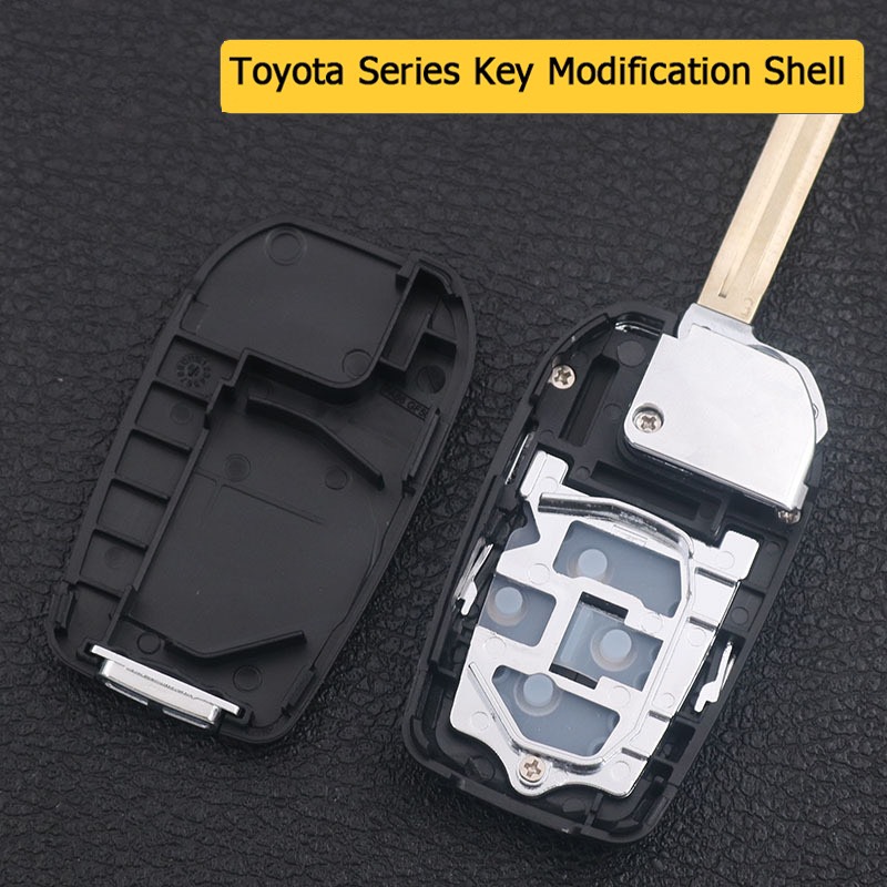 Vỏ Ốp chìa khóa Độ Gập Xe Toyota Innova, Fortuner, Vios, Yaris, corolla Altis, Camry...