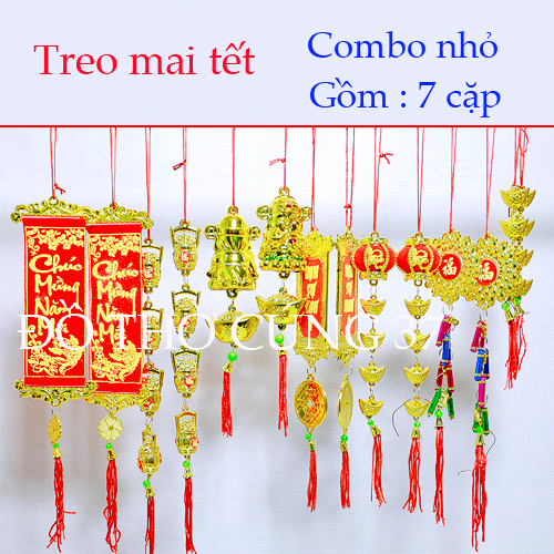 Liễn treo, trang trí mai , đào tết