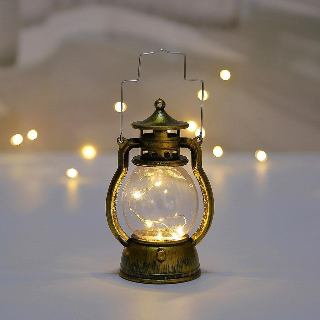 2-20pack Decorative Oil Lamp Christmas LED Lantern Lamp Hanging Lantern for Home