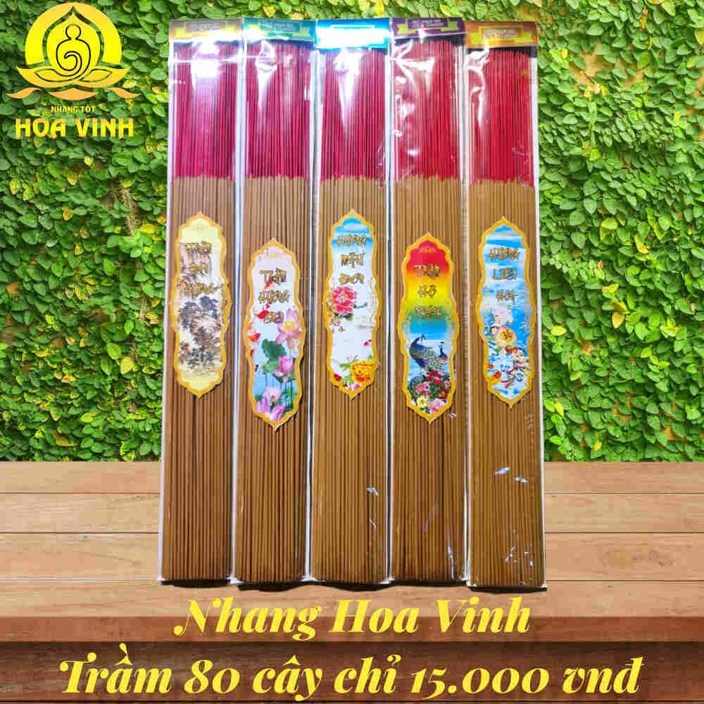 NHANG HOA VINH CHÍNH HÃNG 150K - COMBO 1 HỘP , ĐỦ 5 MÙI HƯƠNG , LOẠI 4 TẤC