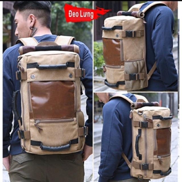 Balo du lịch đa năng vintage – KAKA CANVAS