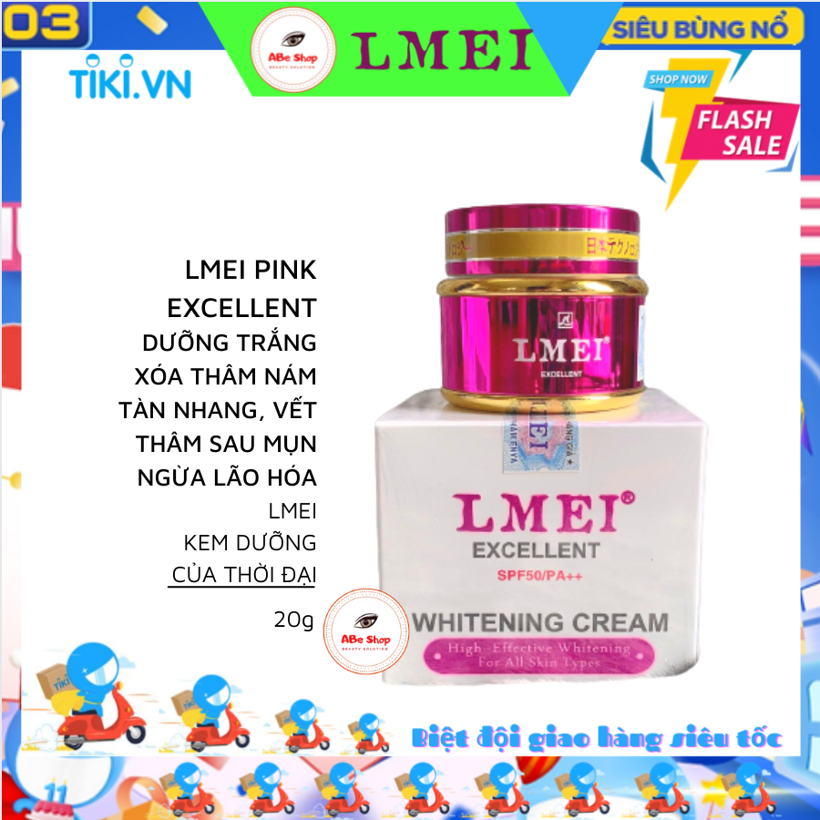 KEM LMEI DƯỠNG TRẮNG DA CHUYÊN SÂU WHITENING COLLAGEN BEAUTY CREAM 20G