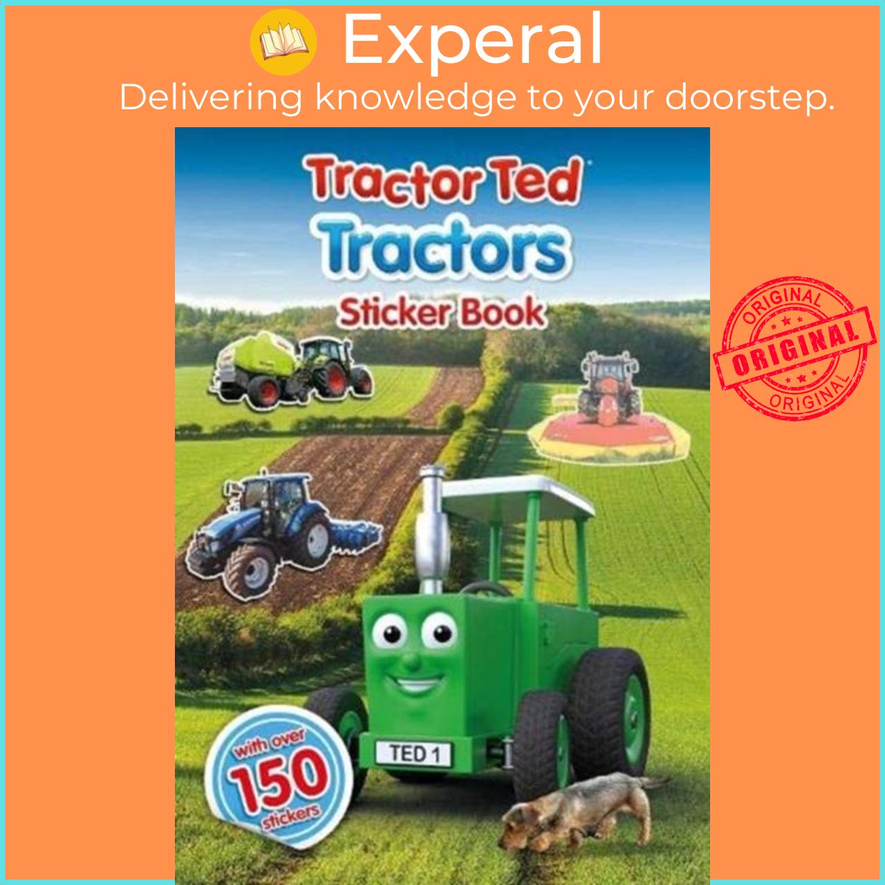 Sách - Tractor Ted Tractors Sticker Book by Alexandra Heard (UK edition, paperback)