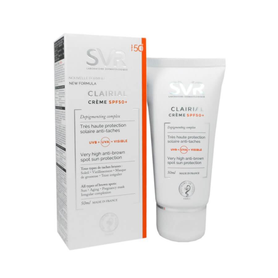 Kem Chống Nắng SVR Hỗ Trợ Mờ Nám SVR SPF50+ 50ml Clairial Crème