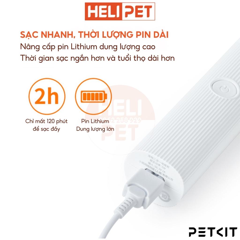 Tông Đơ Cắt, Tỉa, Cạo Lông Chó Mèo Petkit PRO 2023 2in1