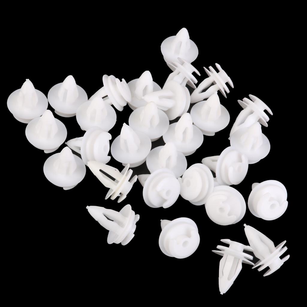 Nylon Door Trim Panel Retainers Clips for GM 51411973500 30Pcs