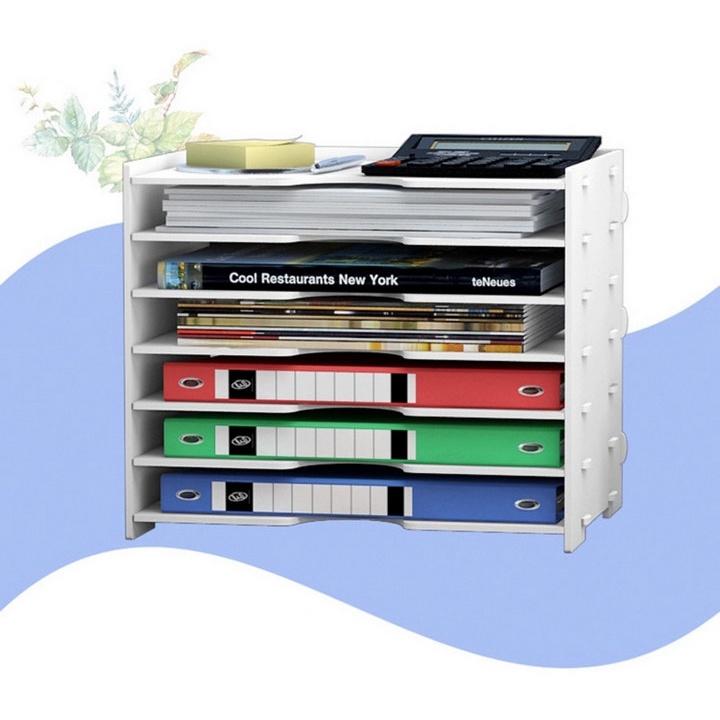 Kệ đựng tài liệu 7 tầng FILE ORGANIZER WHITE