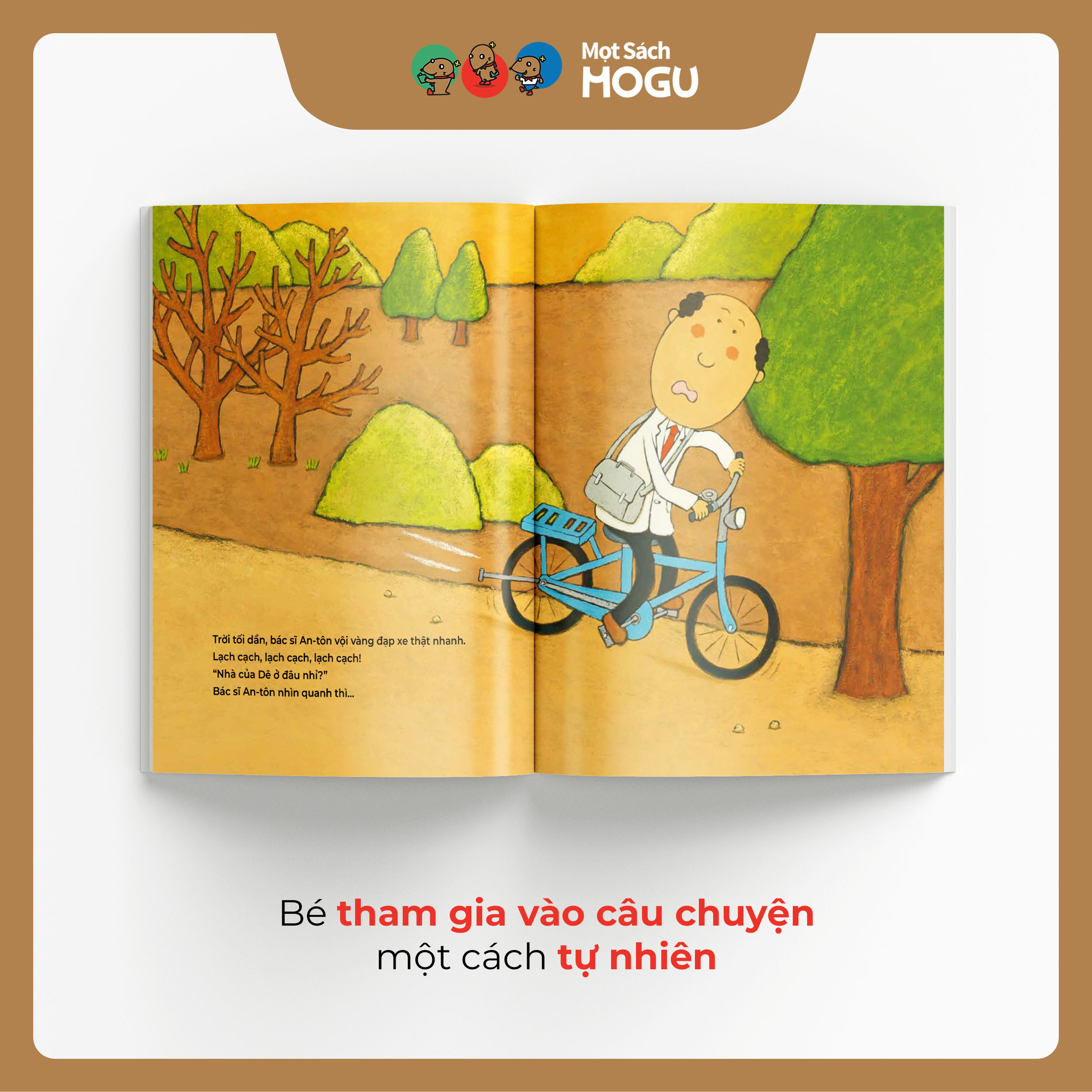 Truyện Ehon bé 3-4-5 tuổi - Bác sĩ Anton - Đi đâu thế?