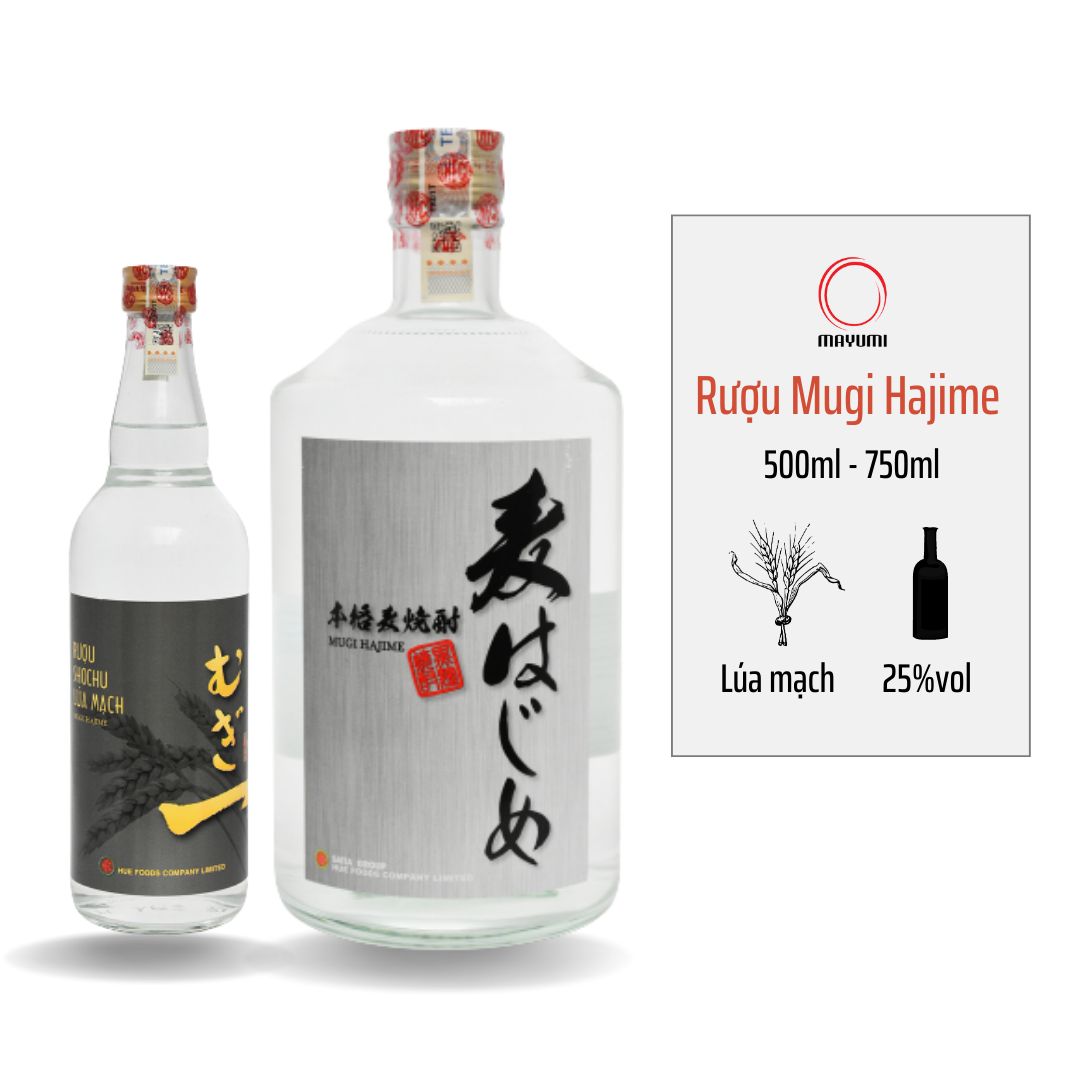 Rượu Shochu Mugi Hajime 25