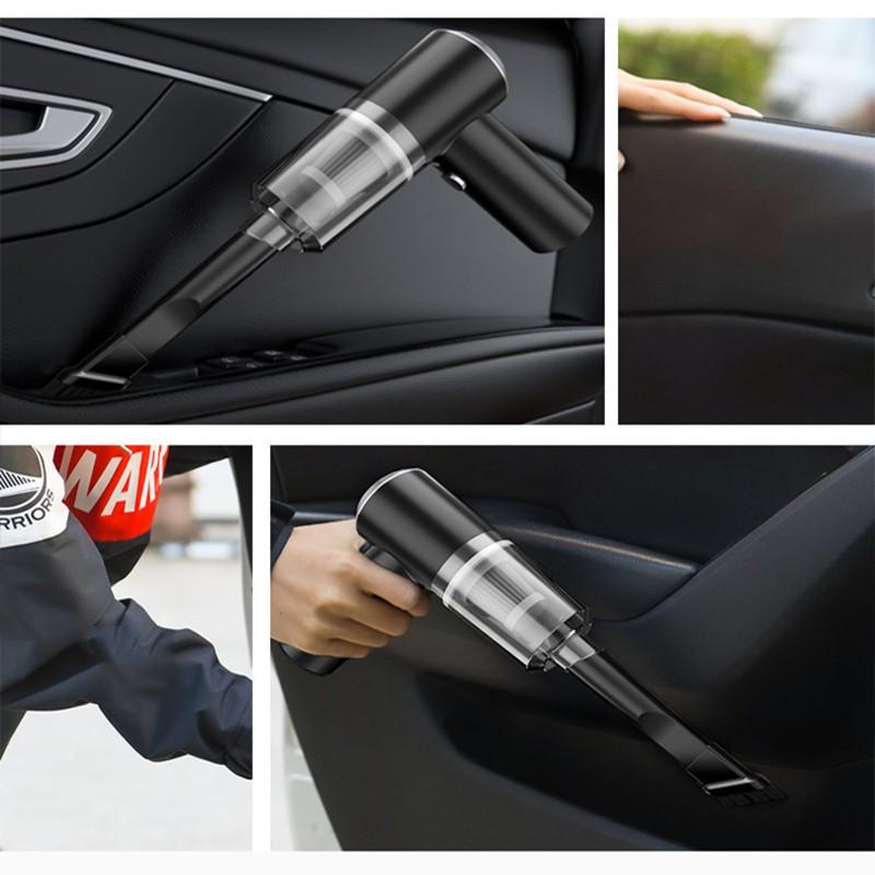Máy Hút Bụi Tích Điện, Máy Hút Cầm Tay Mini, Hút Mọi Ngóc Ngách Trong Xe, Khe Cửa