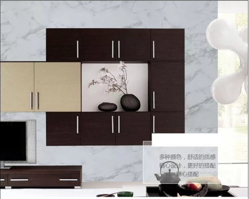 GIẤY DÁN TƯỜNG KHỔ 60CM X5M MẪU ĐẤ TRẮNG VÂN XÁM