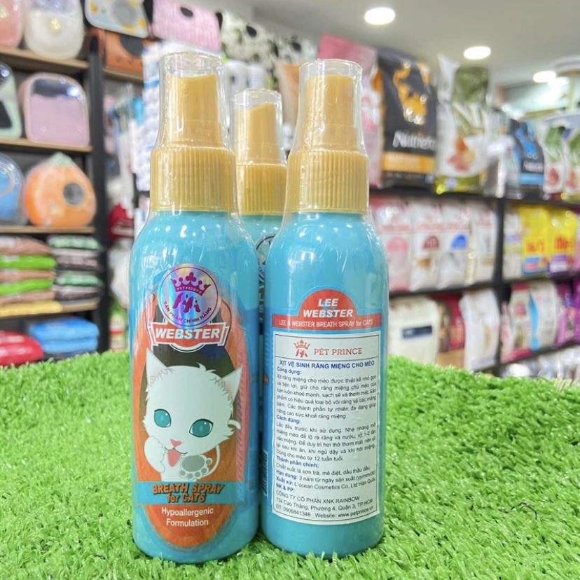 XỊT VỆ SINH RĂNG MIỆNG cho thú cưng