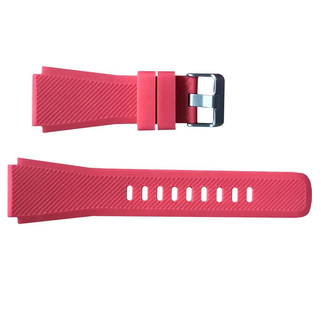 2 Pieces Replacement Silicone Band Strap For Samsung Gear S3 22mm Band