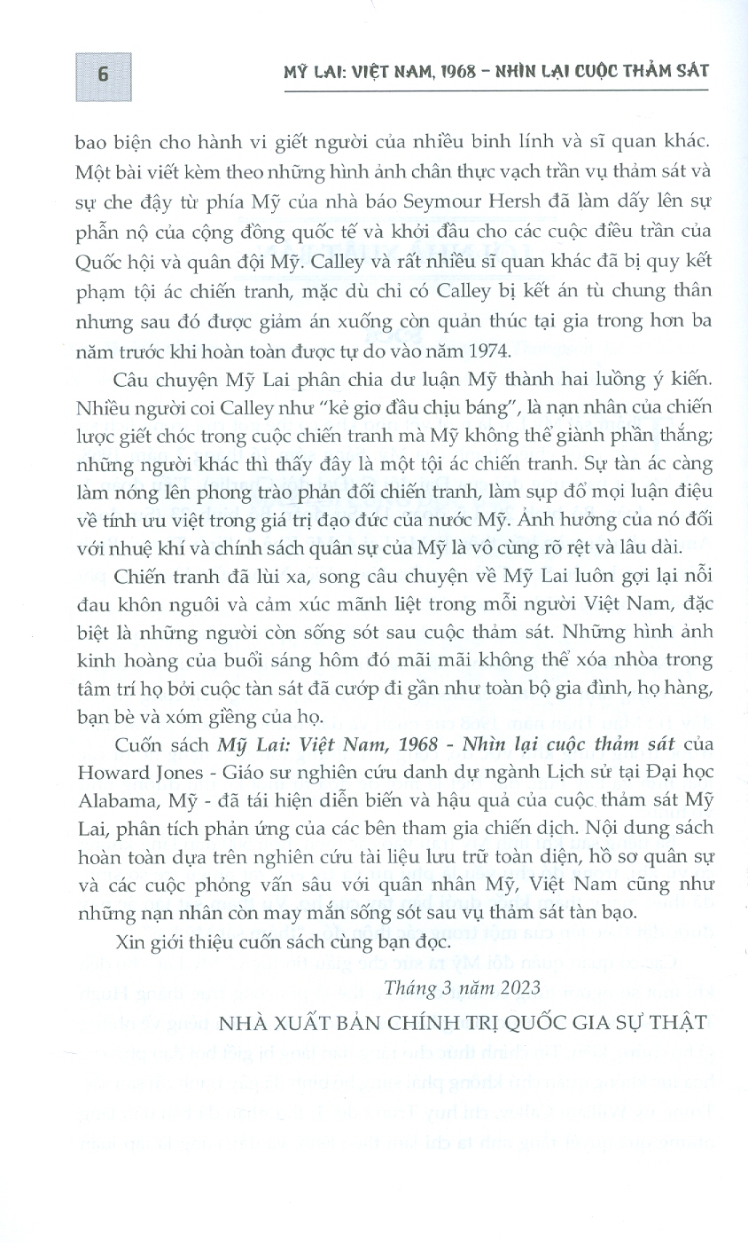Mỹ Lai Việt Nam 1968 – Nhìn lại cuộc thảm sát