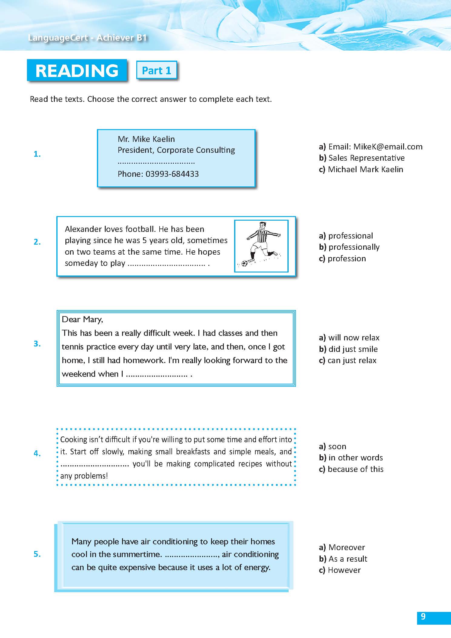 Succeed in LanguageCert B1 Achiever - 6 Pratice Tests
