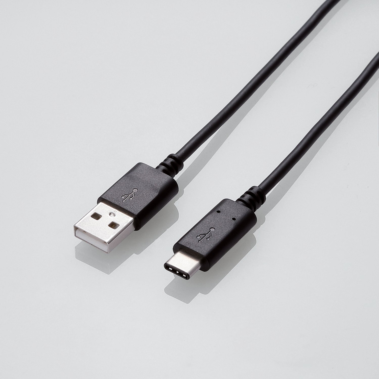 Dây cáp USB chuẩn C (A - C) 1.0m ELECOM MPA-AC10N - Hàng chính hãng