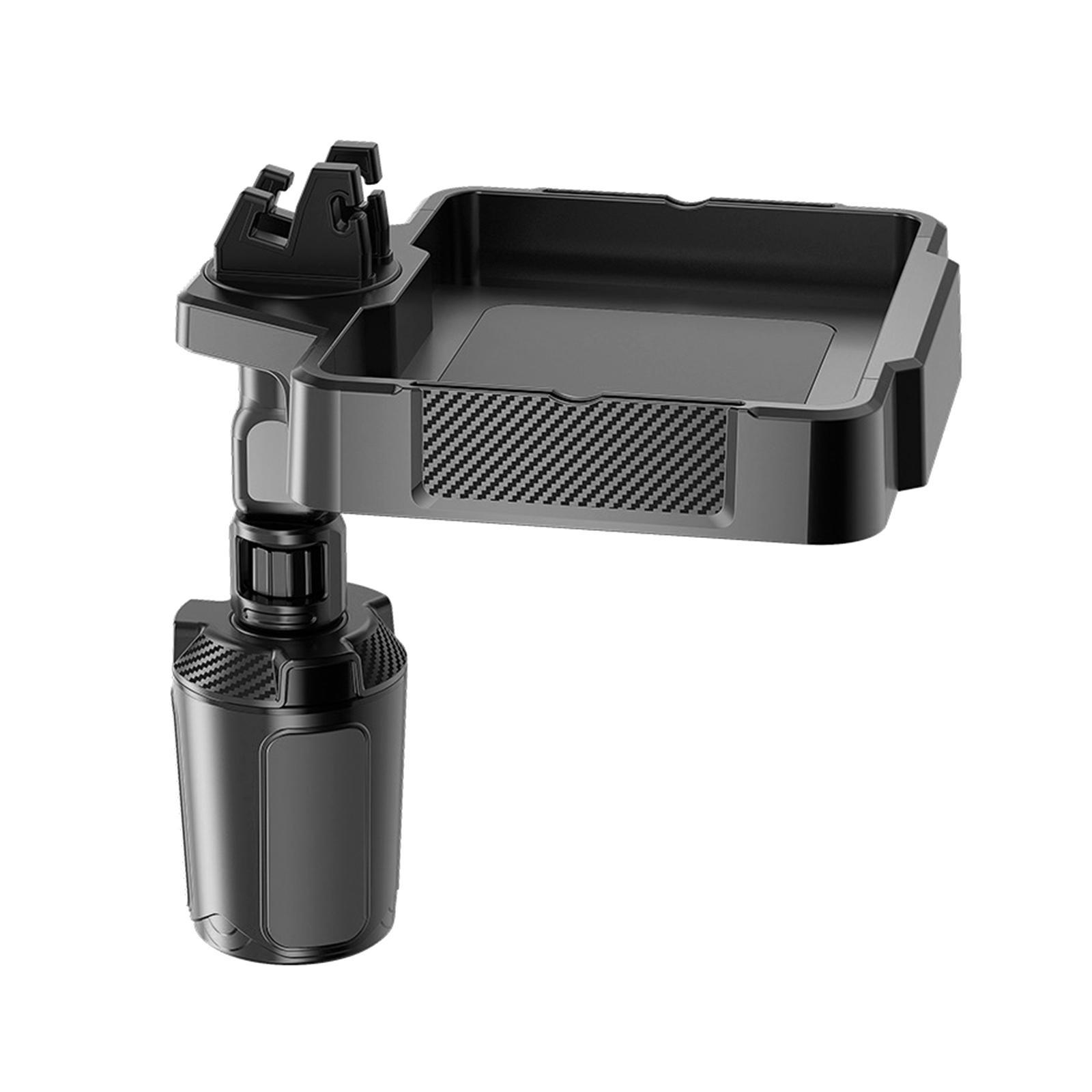 Car Cup Holder Tray Car Accessories Large Capacity Durable with Phone Holder