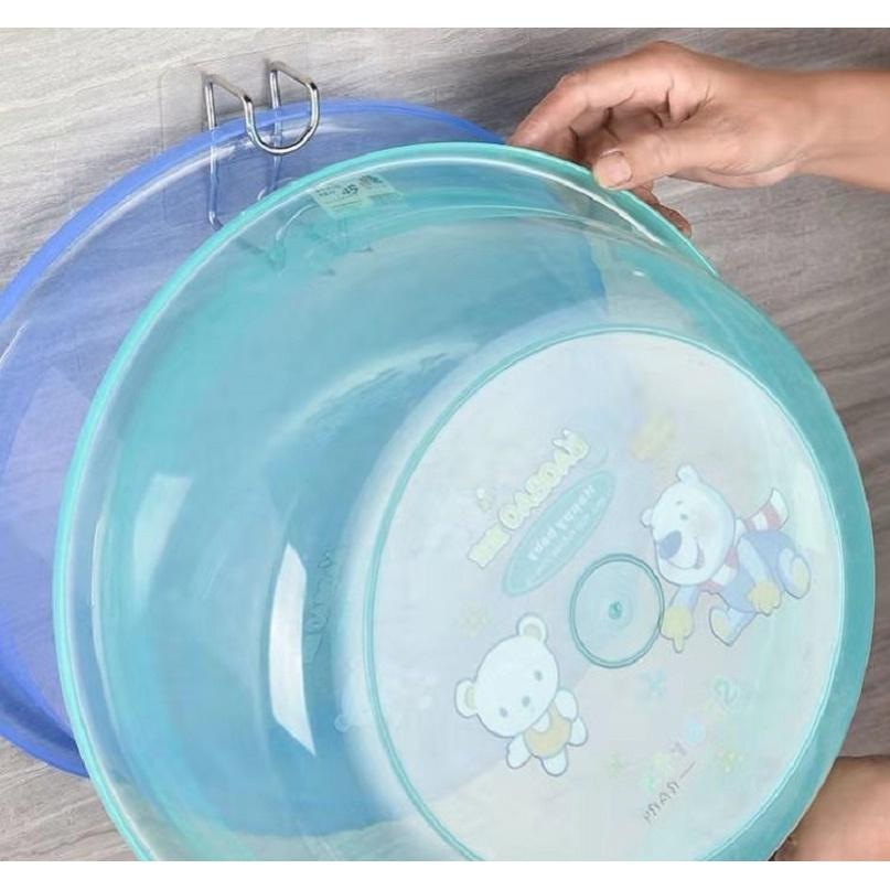 BỘ 2 MÓC TREO THAU CHẬU DÁN TƯỜNG - GIÁ MÓC NHÀ BẾP ĐA NĂNG BÁM SIÊU DÍNH