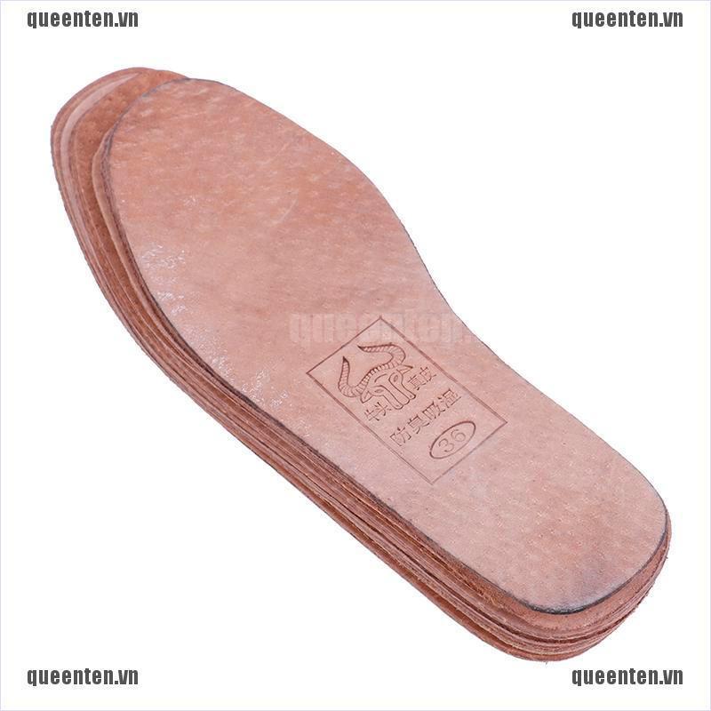 1Pair breathable leather insoles women men ultra thin deodorant shoes insole pad QUVN