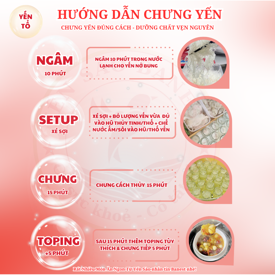 Set Quà Tặng 100g Tổ Yến Sào Cao Cấp - Yến Sào BaNest