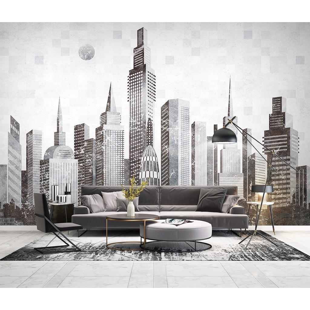 Tranh dán tường canvas thành phố ADH9562
