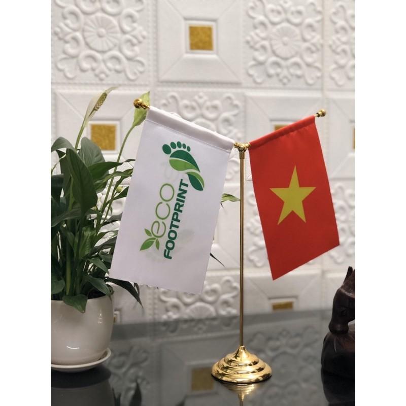 Cờ để bàn in logo công ty