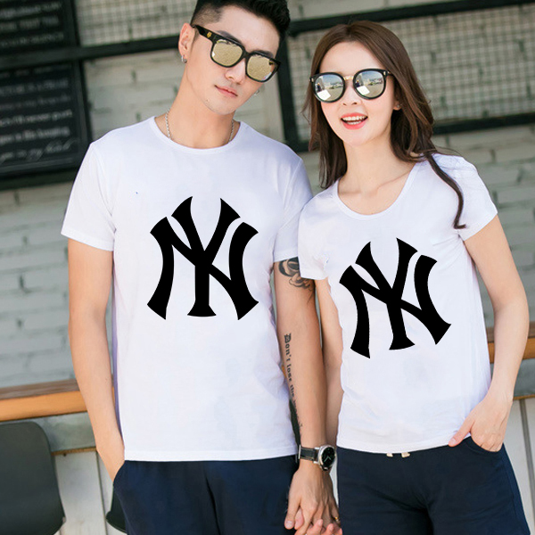 Áo thun in họa tiết chữ NY xinh xắn chất vải đẹp