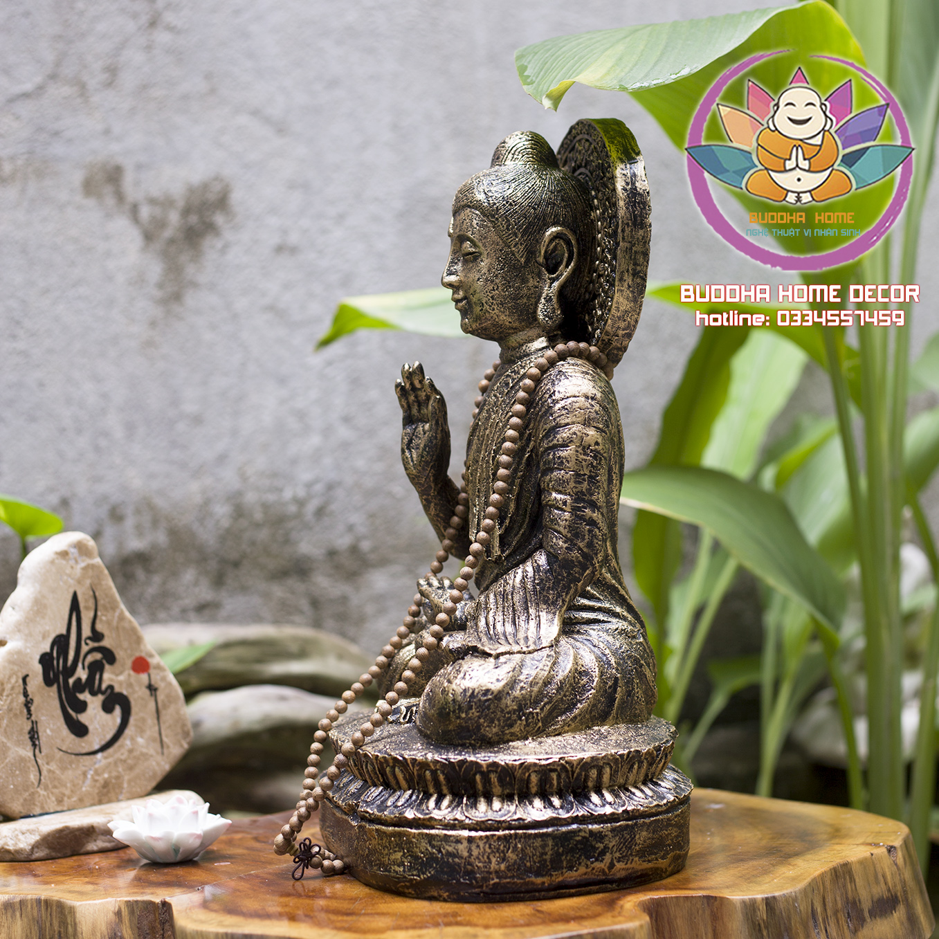 Tượng Phật trang trí nhà cửa phong thủy, bàn trà, hồ cá, thuỷ sinh, tiểu cảnh, bán cạn, terrarium