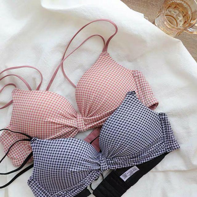 Áo lót caro không gọng nâng ngực siêu đẹp