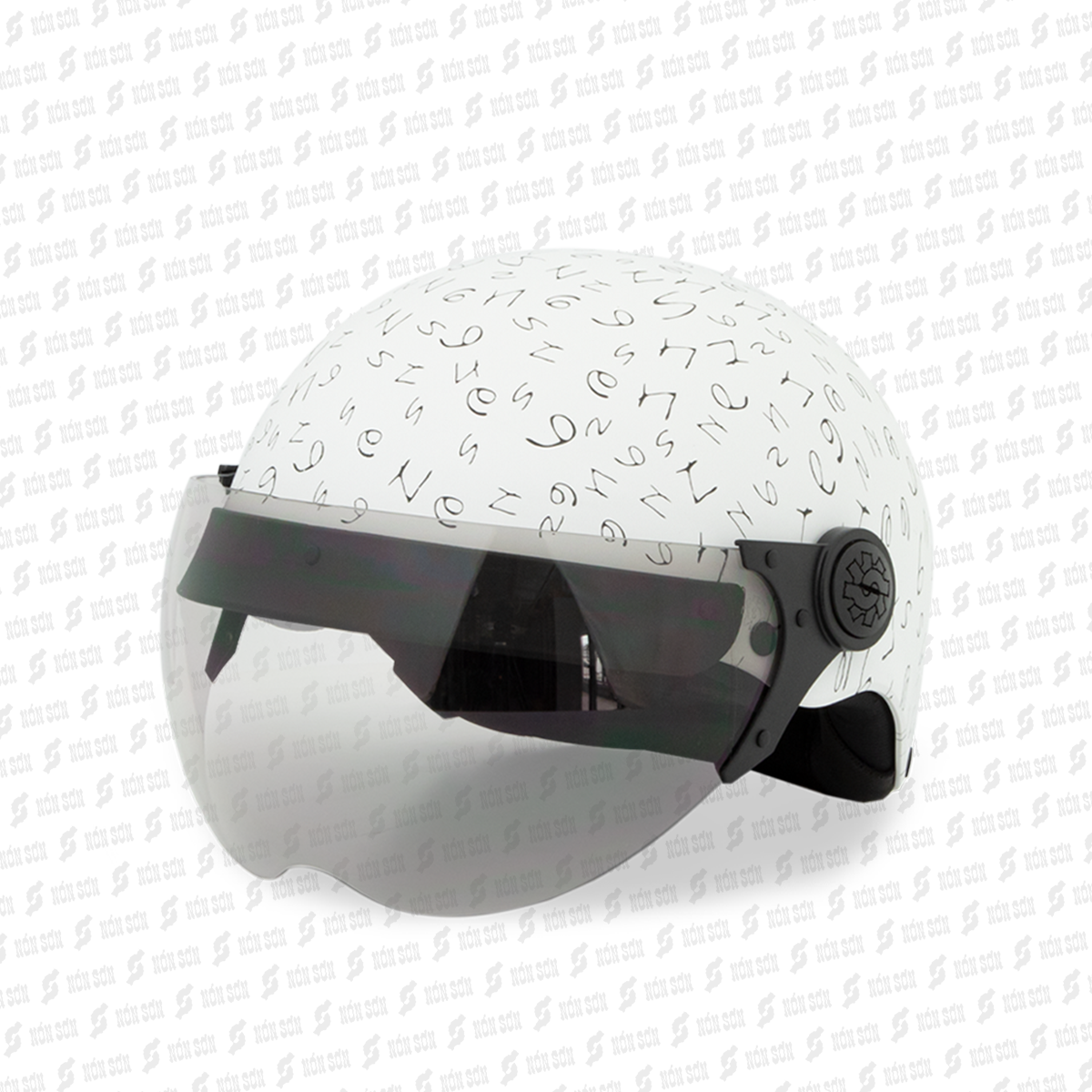Mũ bảo hiểm có kính NÓN SƠN chính hãng KP-TR083