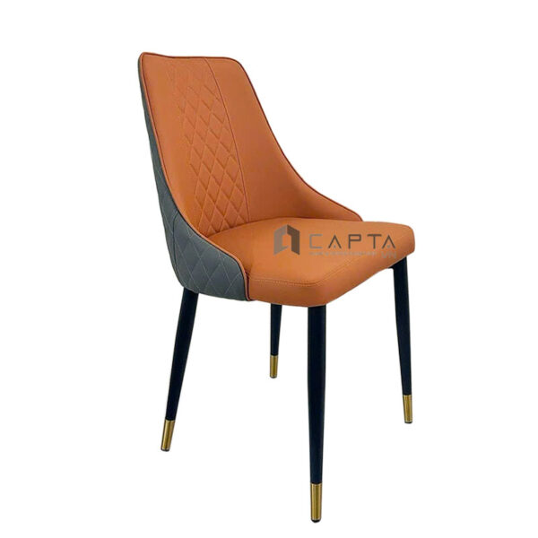 Bộ bàn tiếp khách xi vàng 2 ghế bọc nệm SL BELL-06EC / ECO 22C-P Nội thất Capta