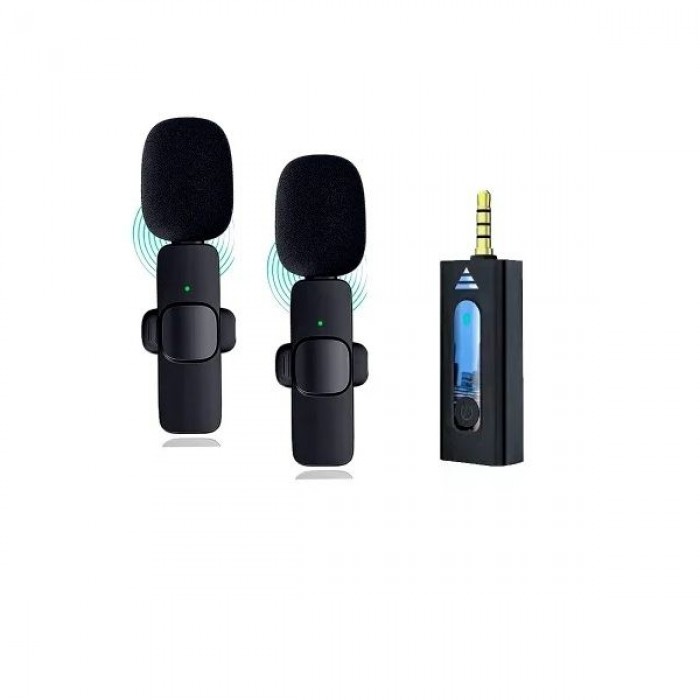 BỘ MICROPHONE K35 KHÔNG DÂY BAO GỒM 2 MICRO MINI SIÊU NHỎ GỌN PHÙ HỢP CHO HAI NGƯỜI SỬ DỤNG-HT