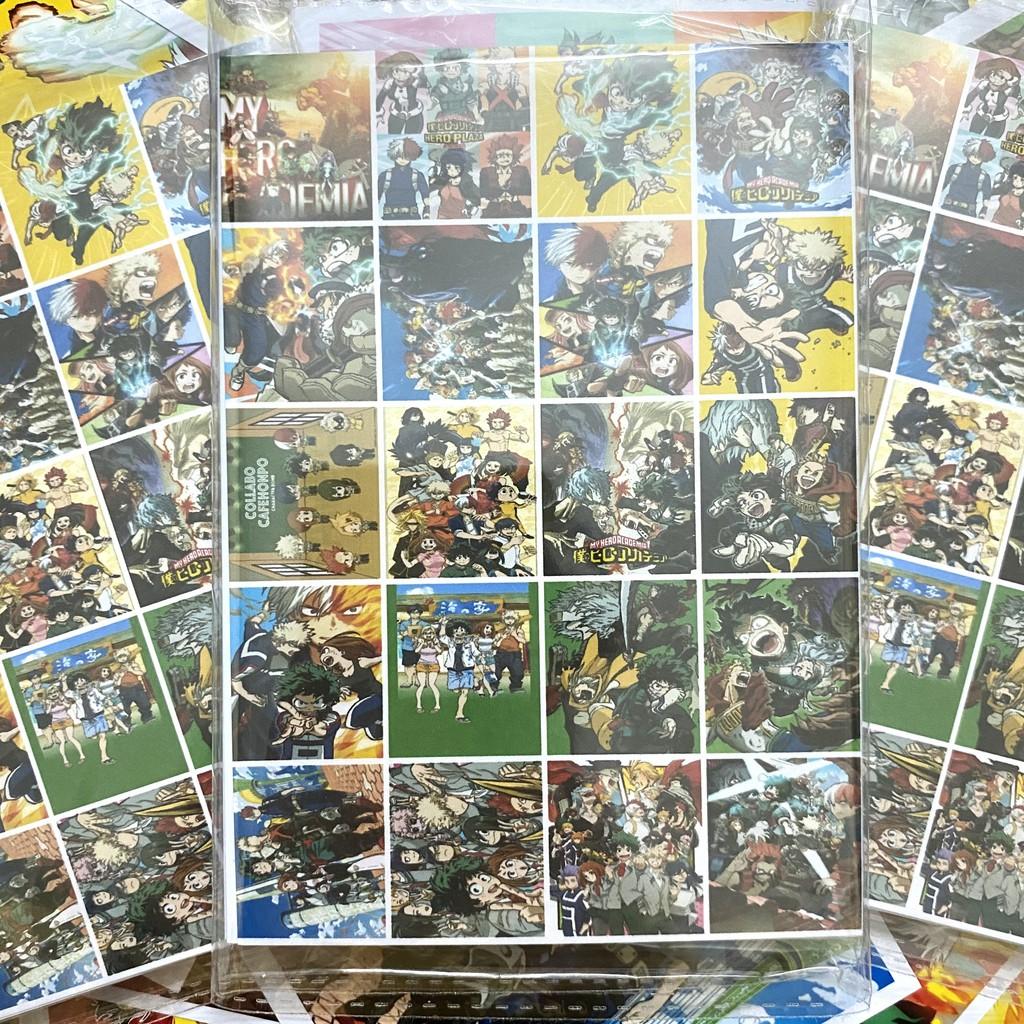 Bộ 20 tấm postcard Boku no Hero Academia - Học viện anh hùng