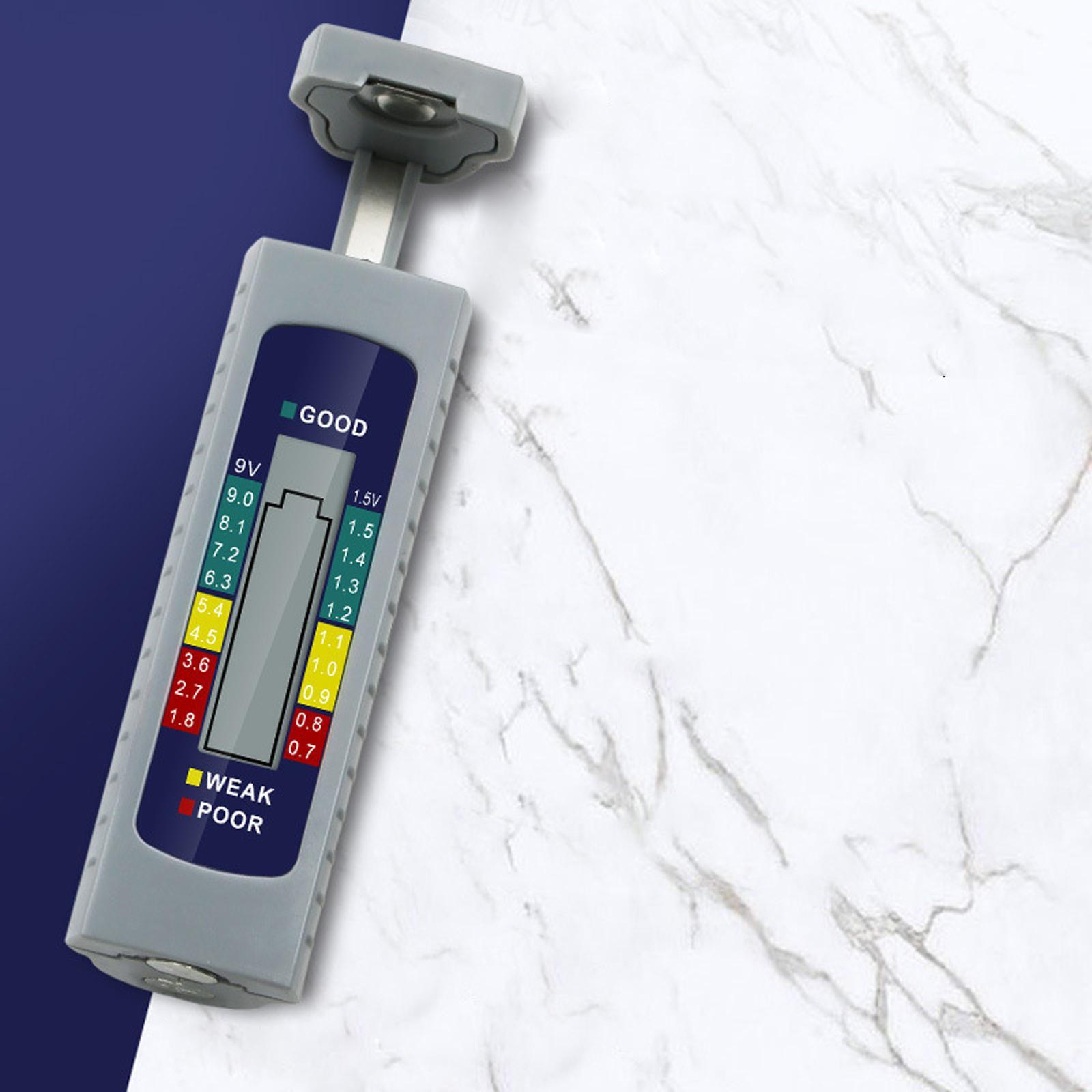 Battery Tester Universal Digital for 9V Battery AA Household Batteries