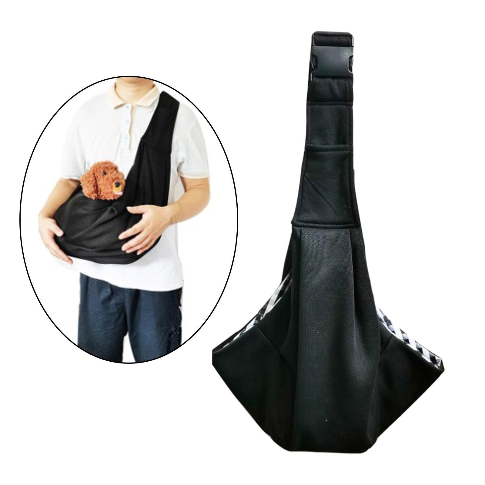 Pet Carrier Adjustable Shoulder Black