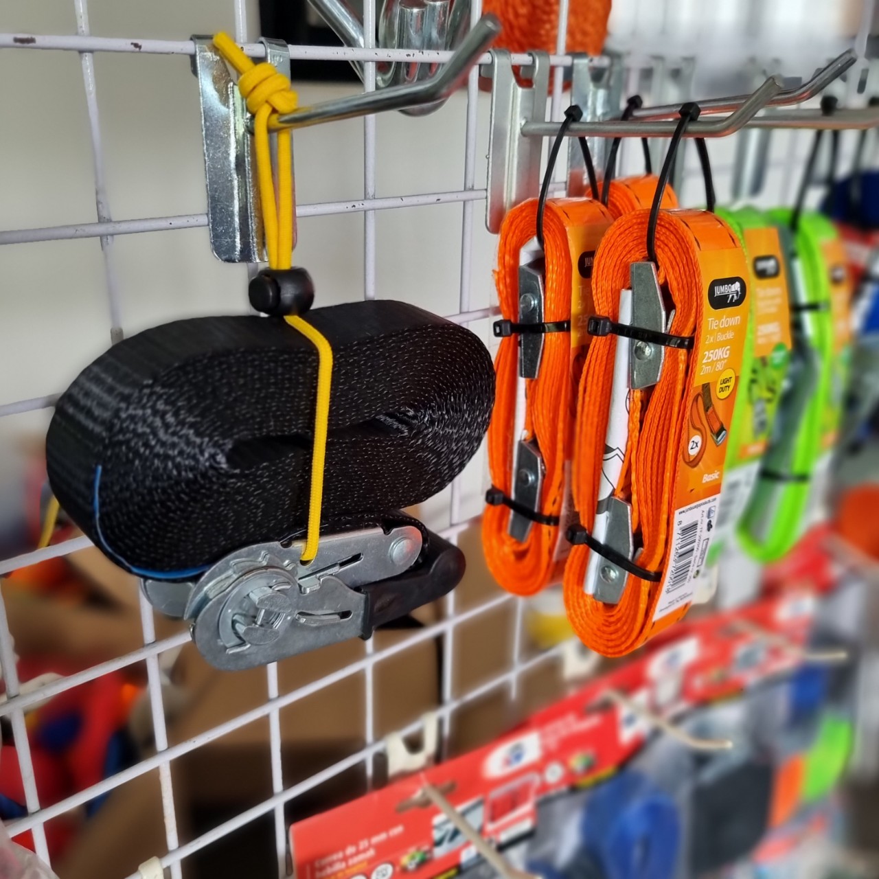 Dây chằng hàng Tăng đơ  Endless tupe, Dây Đen bóng cao cấp, rộng 25mm, chiều dài tùy chọn, tải trọng làm việc 600kg - 1200kg