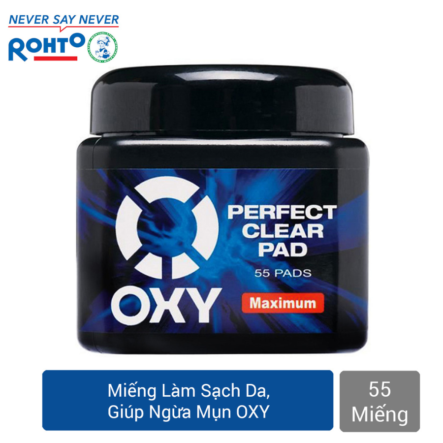 Miếng Làm Sạch Da Ngăn Ngừa Mụn Cho Nam OXY Perfect Clear Pad