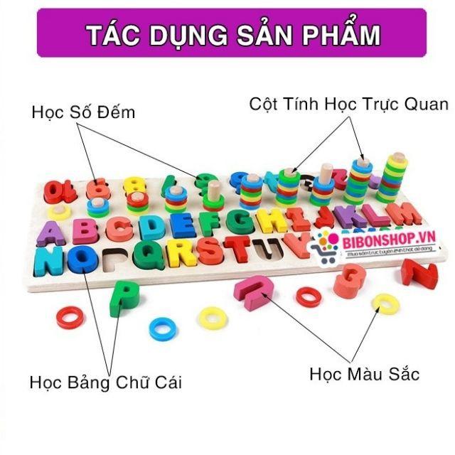 Đồ chơi giáo dục bảng học chữ cái tiếng anh và con số