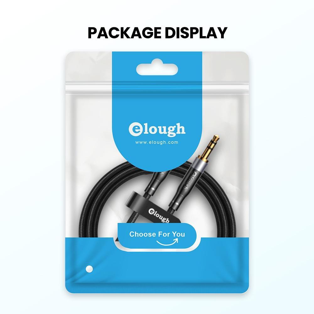 Elough 3.5mm Jack AUX Audio Cable Male to Female HiFi Extension Cable Speaker Extender Cord for PC Headphones Xiaomi