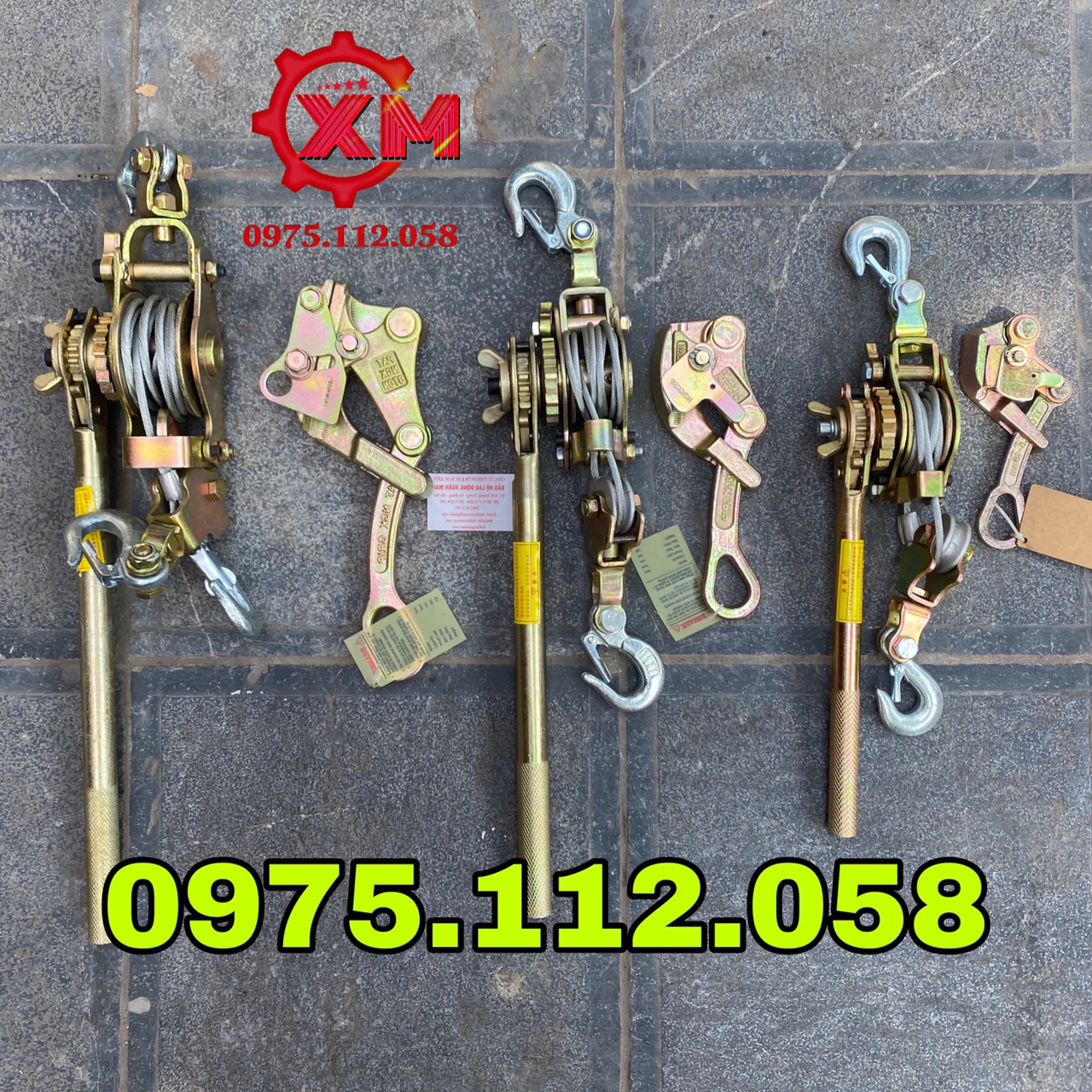 Pa lang lắc cáp NGK 1 tấn - palang lắc tay